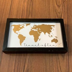 Travel Often Map Wall Decor